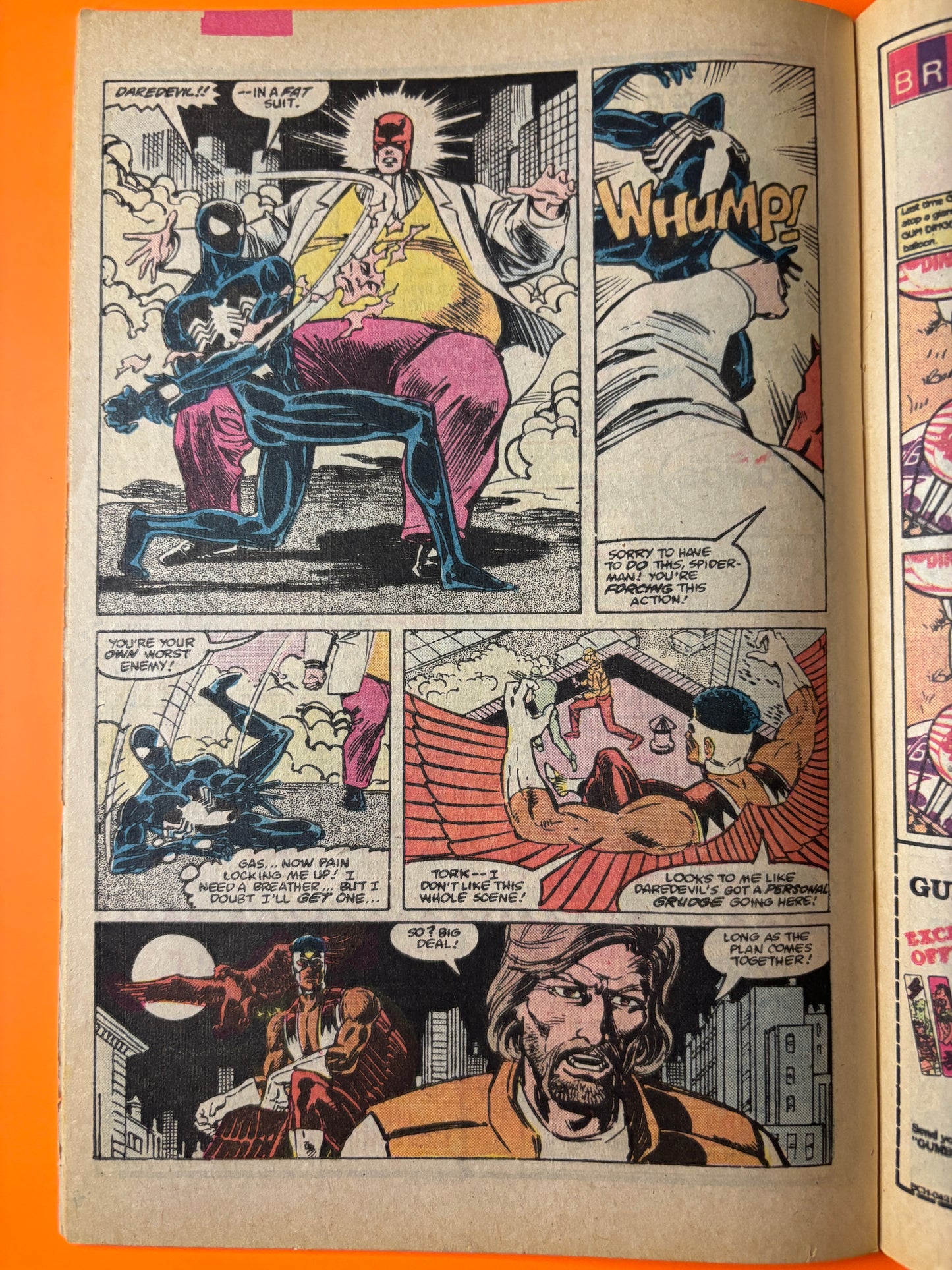 Amazing Spider-Man #287 Newsstand 1987 Daredevil VG