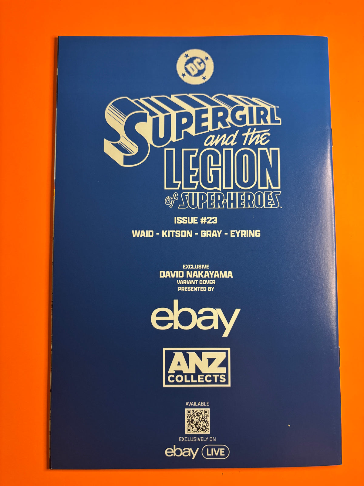 Supergirl and the Legion of Super-Heroes #23 eBay Live Nakayama Variant NM