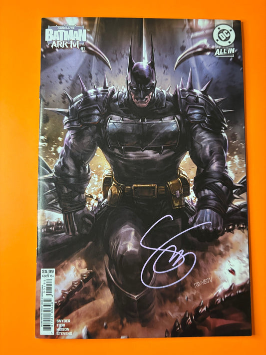 Absolute Batman: Ark M Special #1 2nd Print Snyder Signed DC NM COA
