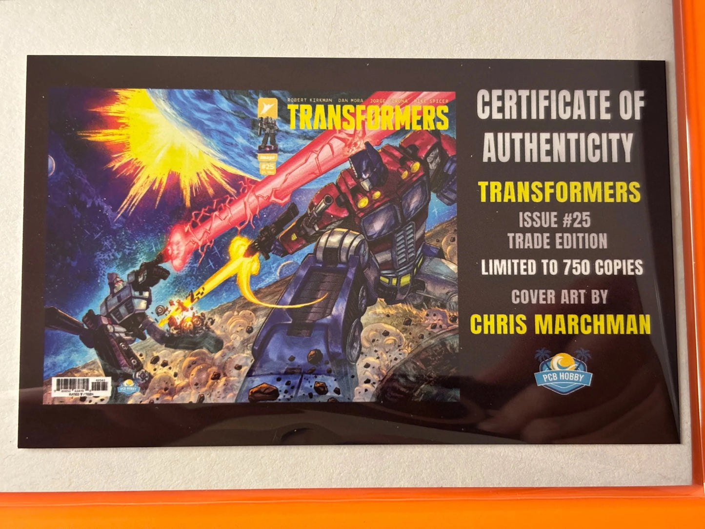 Transformers #25 NYCC Marchman Signed /750