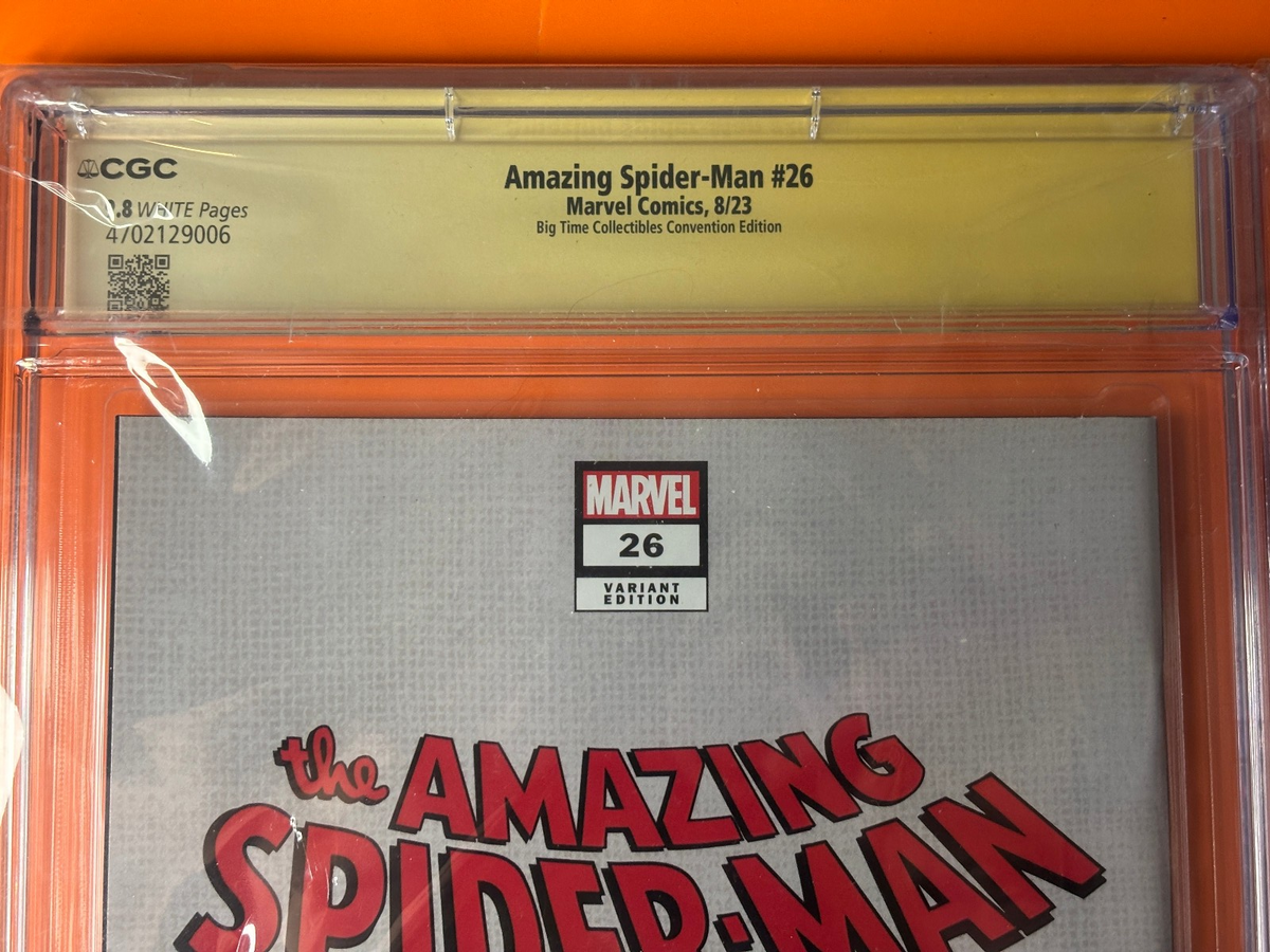 Amazing Spider-Man #26 CGC 9.8 SS Mico Suayan Foil Death Ms Marvel