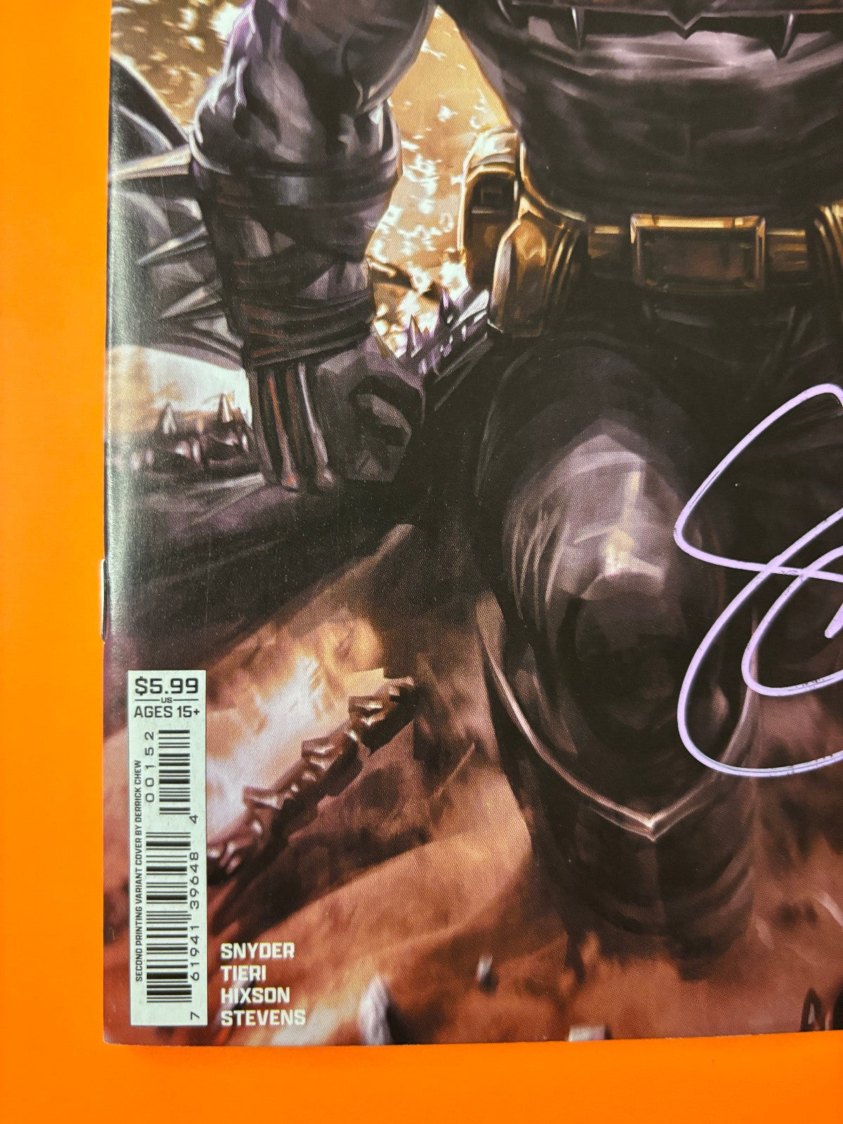Absolute Batman: Ark M Special #1 2nd Print Snyder Signed DC NM COA