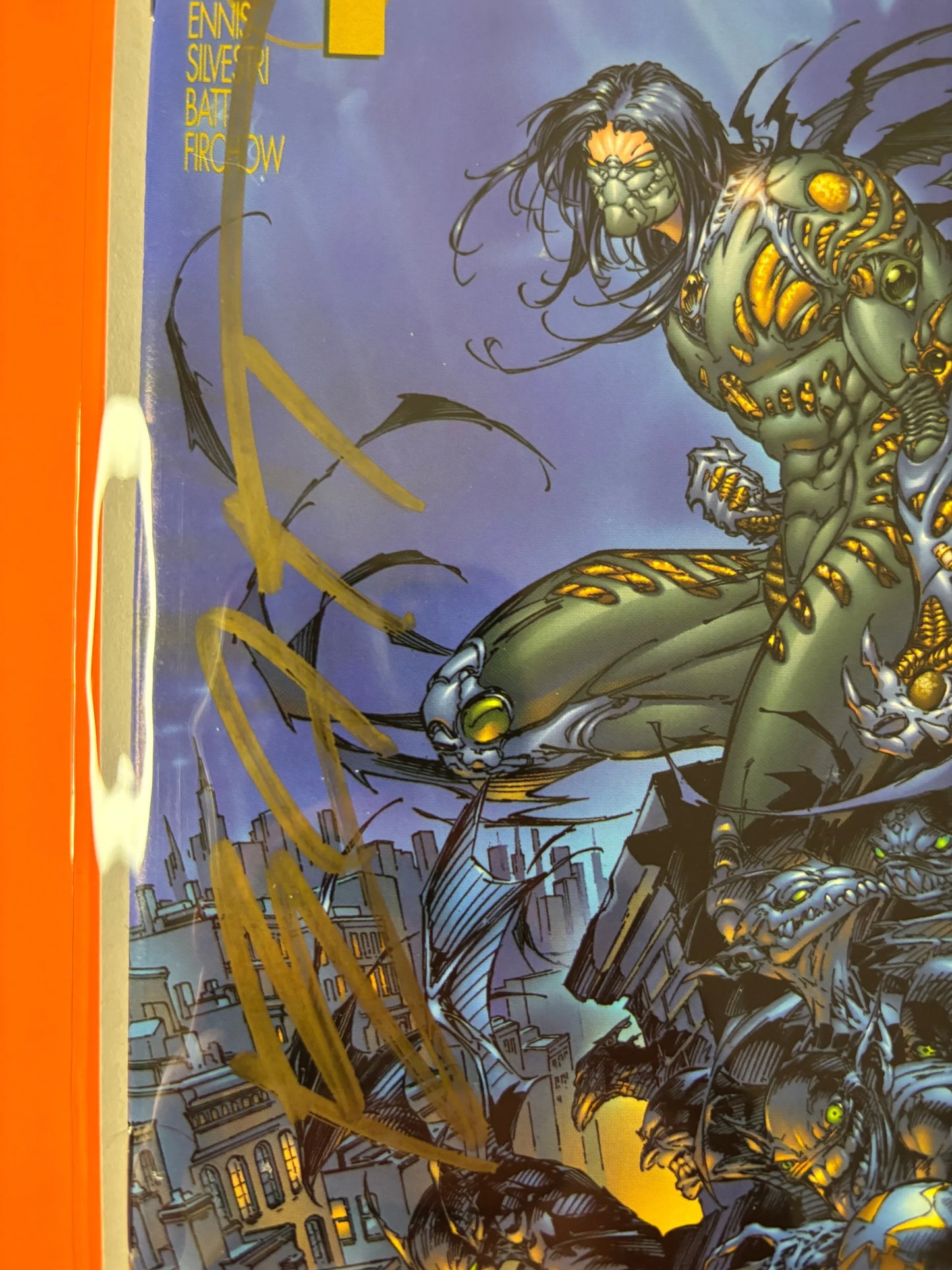 The Darkness #1 Double Signed Marc Silvestri Batt COA Limited 1500