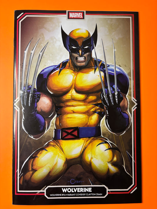 Wolverine #14 Clayton Crain Variant Marvel 2025 NM