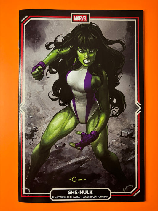 Planet She-Hulk #3 Clayton Crain Variant Marvel 2026 NM