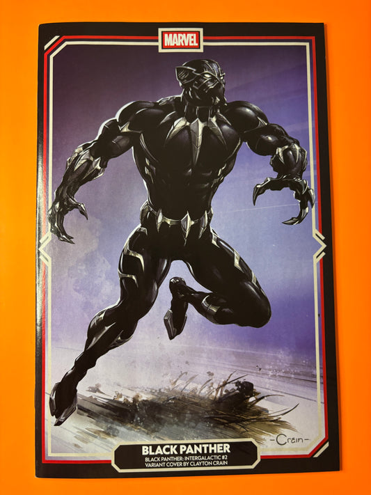 Black Panther Intergalactic #2 Clayton Crain Variant Marvel NM