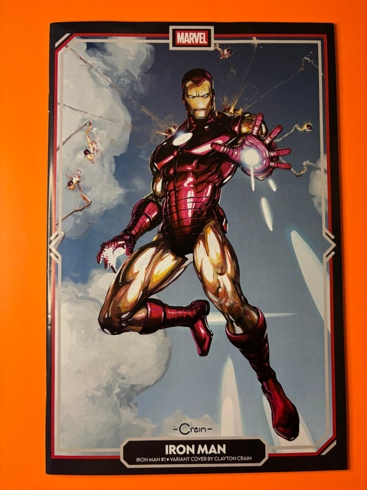Iron Man #1 Clayton Crain Variant 2026 Marvel NM