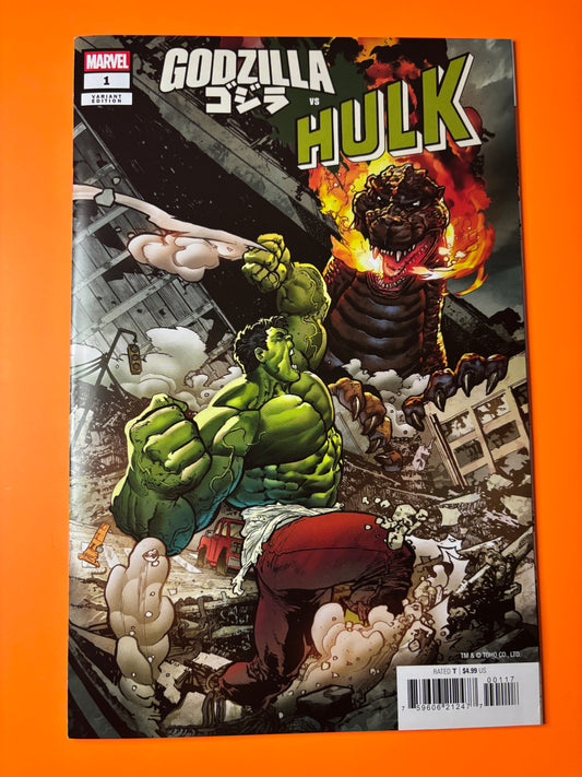 Godzilla vs. Hulk #1 1:25 Bressan Variant