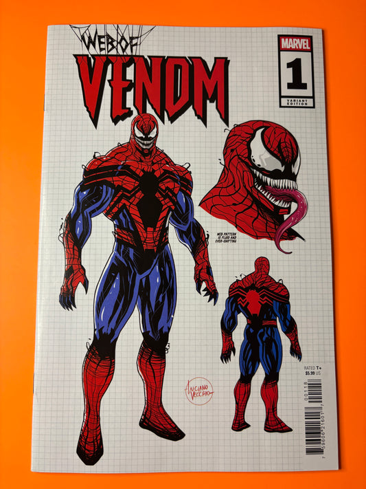 Web of Venom #1 1:10 Vecchio Design NM