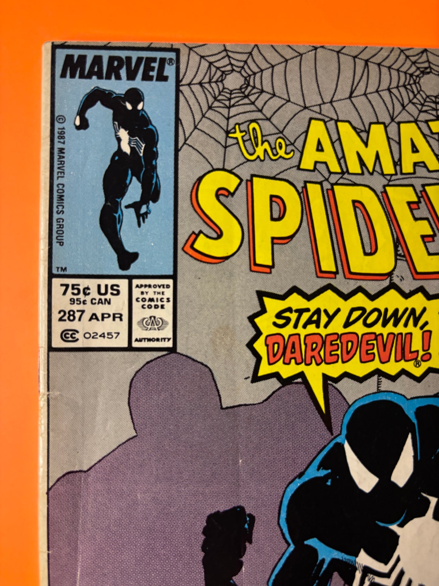 Amazing Spider-Man #287 Newsstand 1987 Daredevil VG