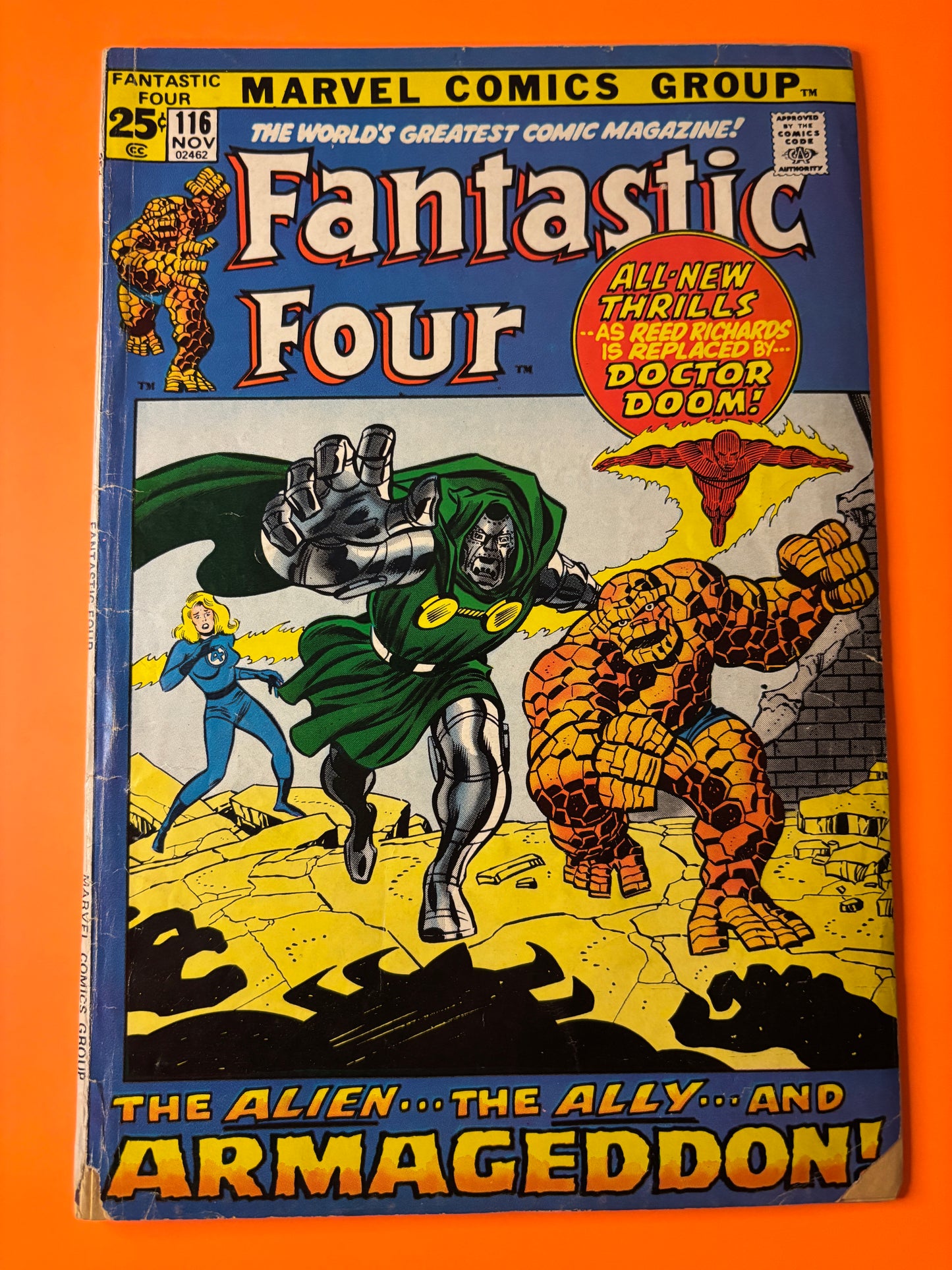 Fantastic Four #116 Marvel 1971 Doctor Doom GD/VG