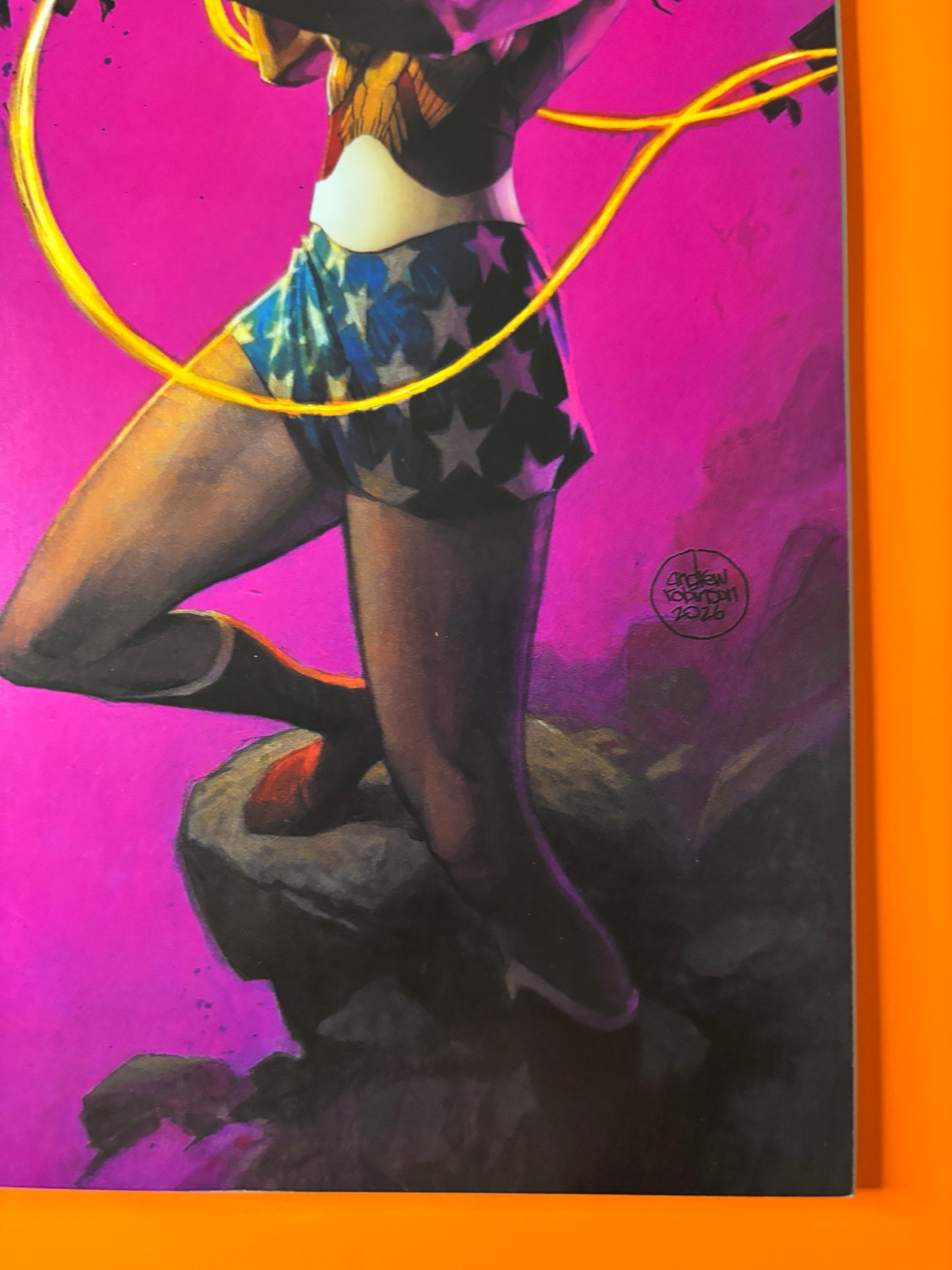 Wonder Woman #1 eBay Live Andrew Robinson Virgin NM