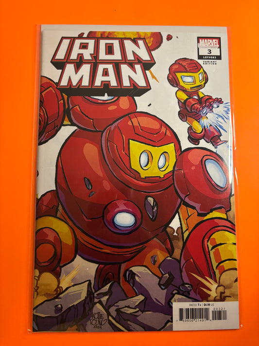 Iron Man #3 Skottie Young Connecting Variant 2026 Marvel NM