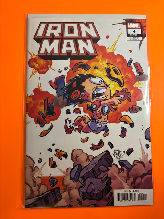 Iron Man #4 Skottie Young Connecting Variant 2026 Marvel NM