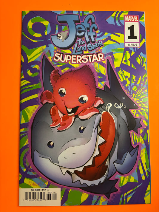 Jeff the Land Shark #1 1:25 Shavrin Variant