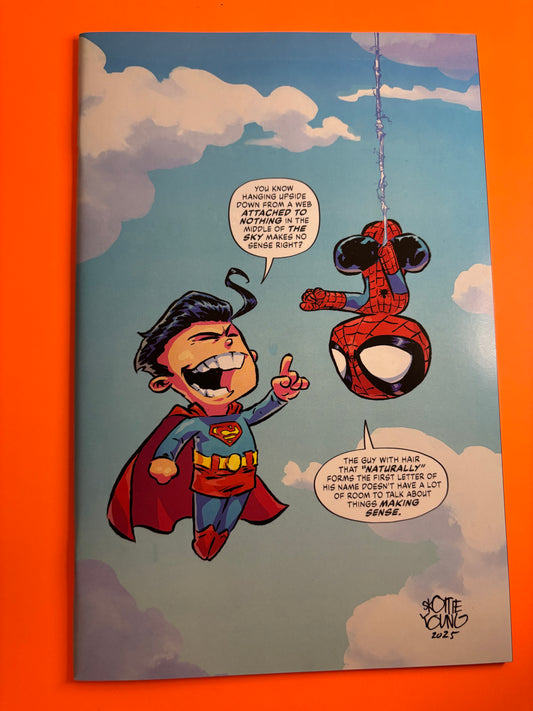 Spider-Man Superman #1 Skottie Young Virgin Variant 2026 NM