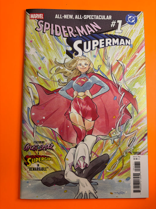 Spider-Man Superman #1 Peach Momoko Variant 2026 NM