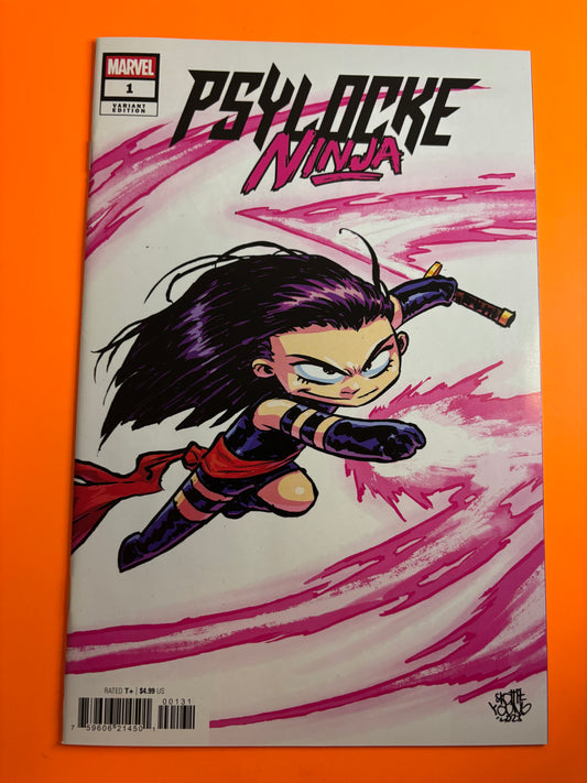 Psylocke Ninja #1 Skottie Young Variant Marvel 2026 NM