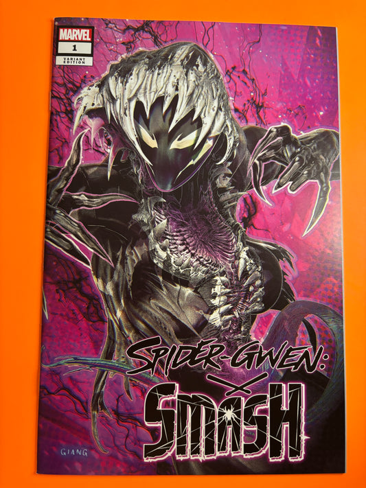 Spider-Gwen Smash #1 Giang Venomized MegaCon PR 3000 NM