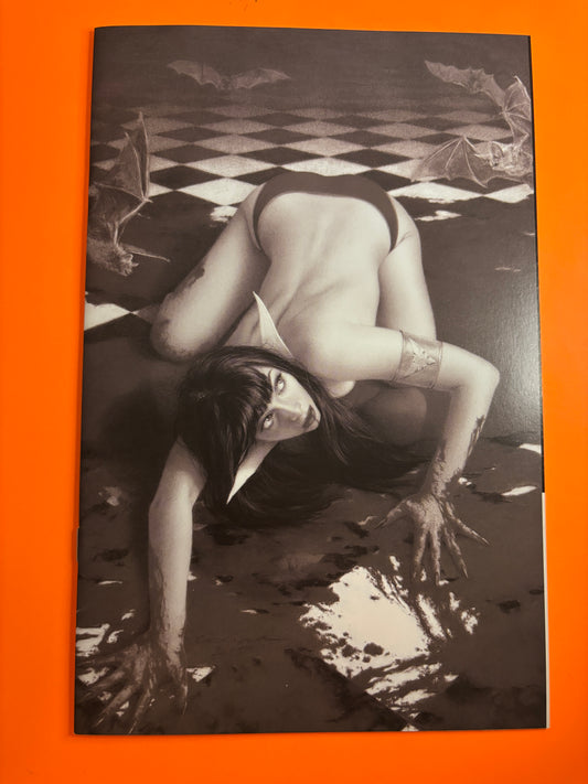 Vampirella #1 Cover ZC Celina Black & White Virgin Variant NM