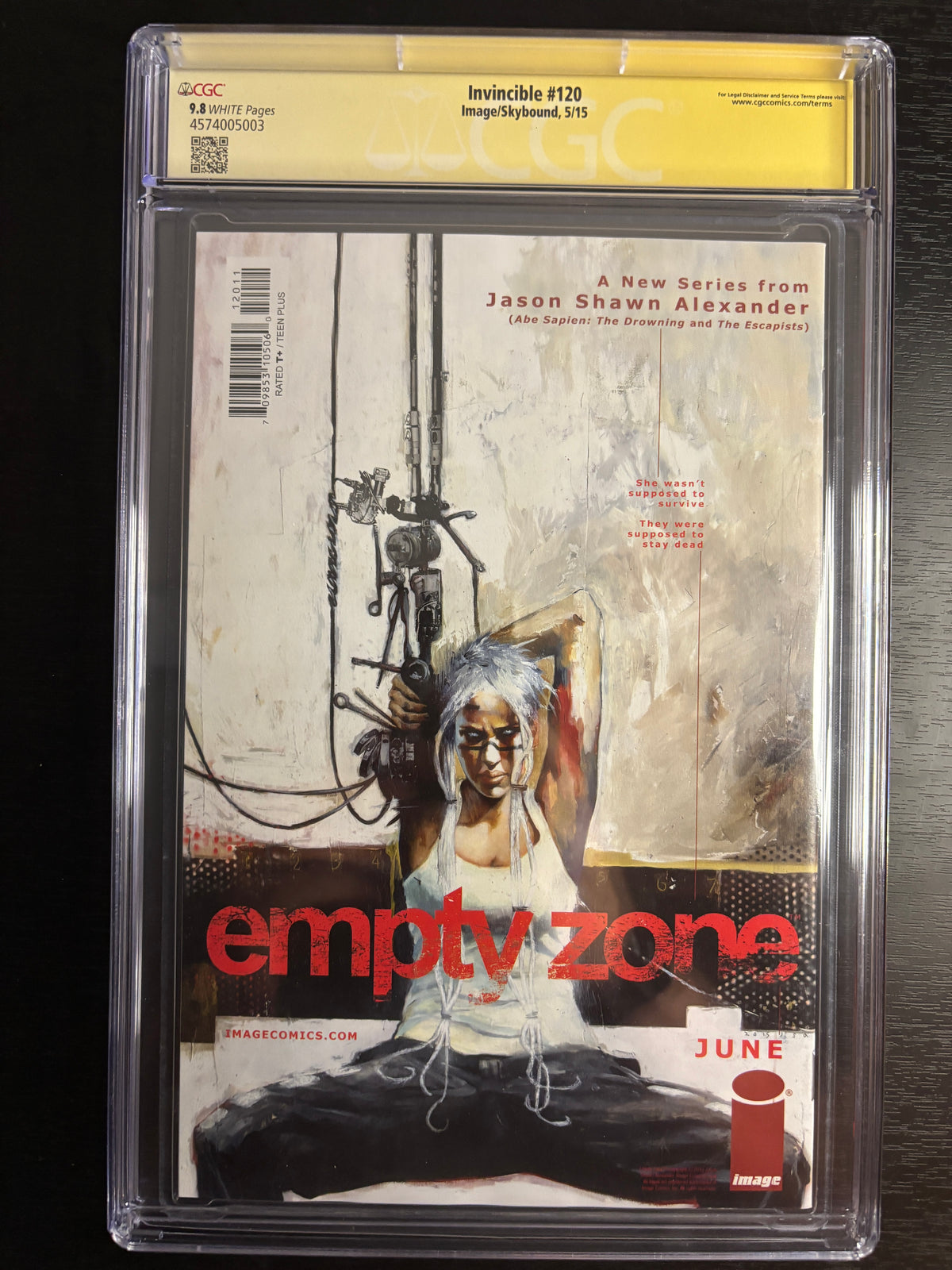 Invincible #120 CGC 9.8 SS Signed Ryan Ottley Iconic Battle Beast Cover
