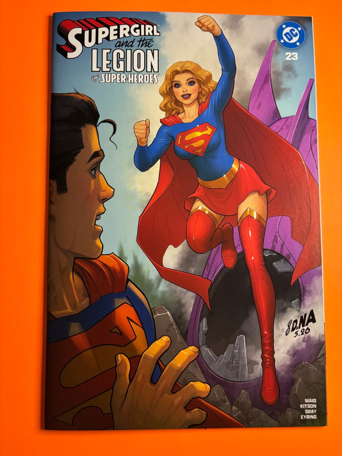 Supergirl and the Legion of Super-Heroes #23 eBay Live Nakayama Variant NM