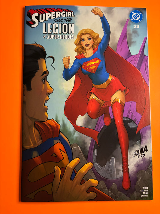 Supergirl and the Legion of Super-Heroes #23 eBay Live Nakayama Variant NM