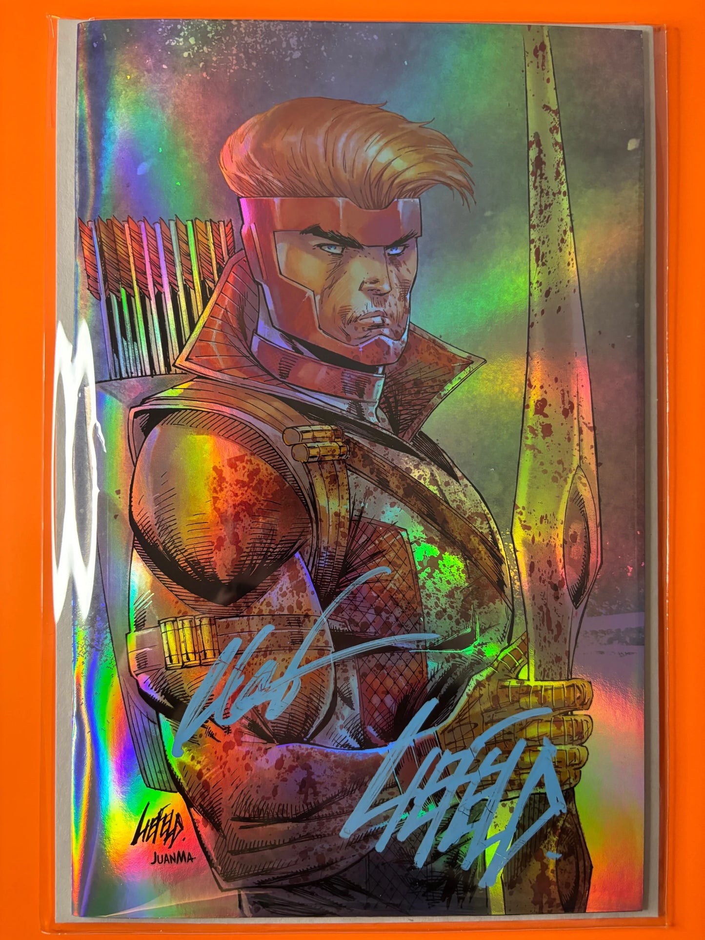 Youngblood #3 Liefeld Signed Holofoil Remark