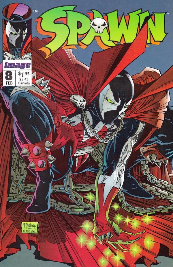 Spawn #8 Image Comics 1993 Direct Edition NM