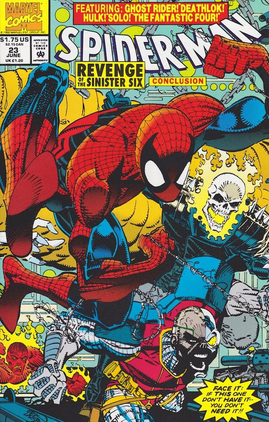 Spider-Man #23 Marvel Comics 1992 VF