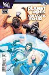 Planet of the Apes vs Fantastic Four #3 Marvel 2026 NM