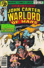 John Carter Warlord of Mars #22 Marvel Comics VF
