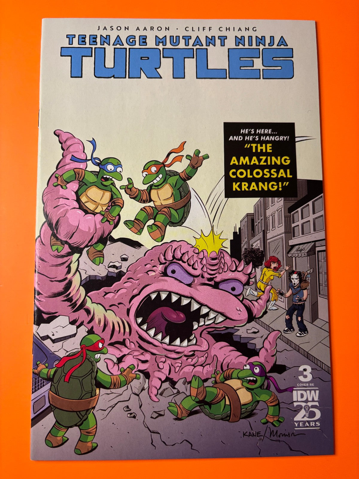 Teenage Mutant Ninja Turtles #3 AnZ Comics Webster’s Vault Morrison Simpson Homage Variant LTD 1000