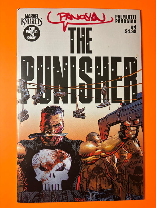 Marvel Knights The Punisher #4 Dan Panosian Signed COA Marvel 2025
