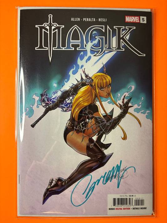 Magik #5 J Scott Campbell Signed Trade Dress Variant COA Marvel 2025