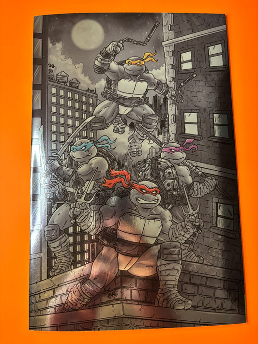 Teenage Mutant Ninja Turtles #6 PCB Hobby MegaCon Foil Virgin Variant LTD 600 w/ COA NM