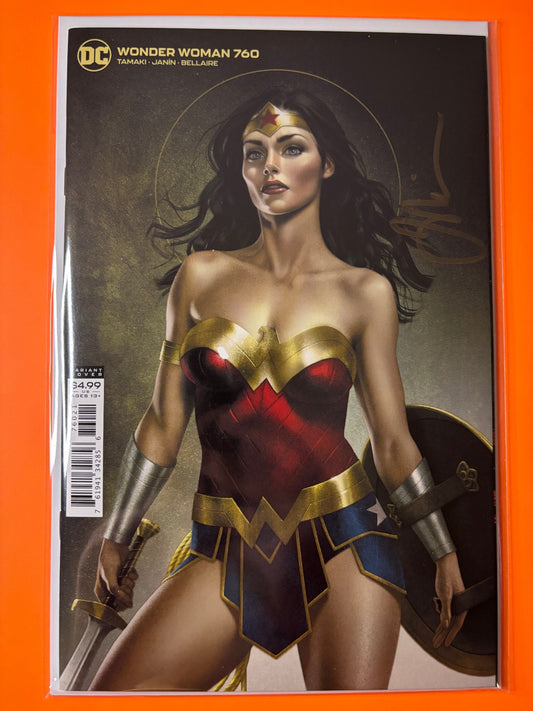 Wonder Woman #760 Joshua Middleton Variant Signed COA DC Comics 2021 NM