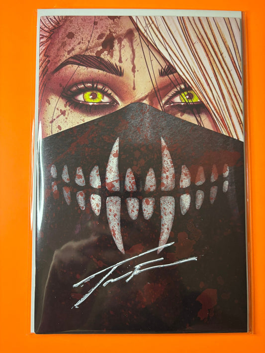 Something Is Killing the Children #25 Frison Die-Cut Virgin Signed NM COA